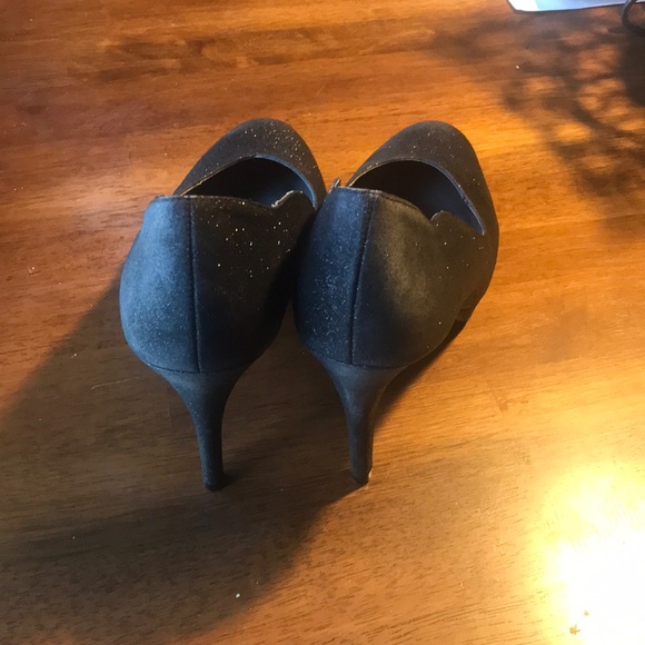 Fioni Black Gold Glitter 4 Inch Heels - Picture 3 of 3